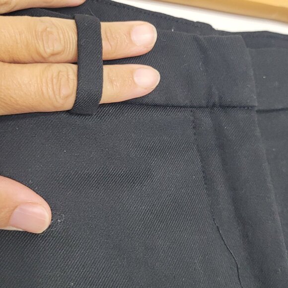 H&M Women's Black Regular Fit Straight Leg Business Casual Dress Pant Size 2 - Picture 8 of 16